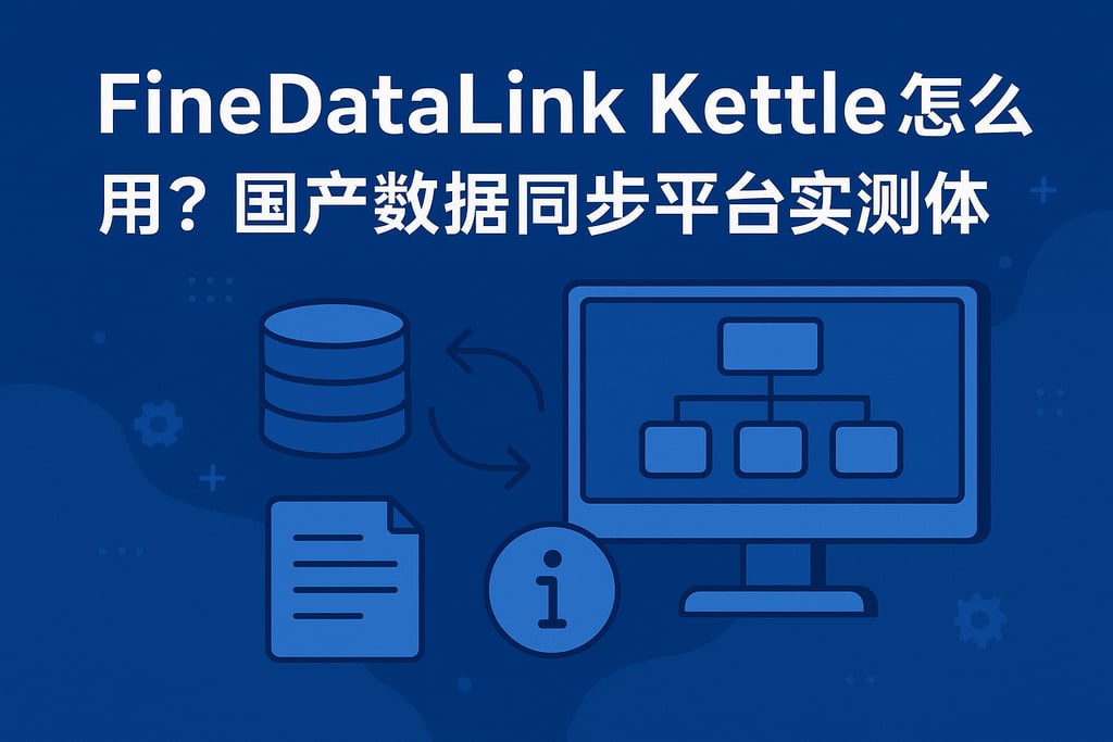 FineDataLink Kettle怎么用？国产数据同步平台实测体验